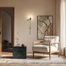  Meridian Bolzano Green Marble End Table IMAGE 2