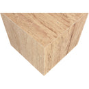  Meridian Bolzano Natural Travertine End Table IMAGE 5