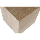  Meridian Bolzano Natural Travertine End Table IMAGE 6