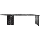  Meridian Salerno Black Marble Coffee Table IMAGE 3