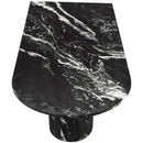  Meridian Salerno Black Marble Coffee Table IMAGE 6