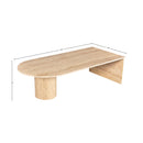  Meridian Salerno Natural Travertine Coffee Table IMAGE 10