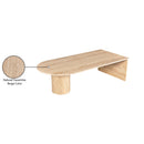  Meridian Salerno Natural Travertine Coffee Table IMAGE 11