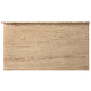  Meridian Salerno Natural Travertine Coffee Table IMAGE 5
