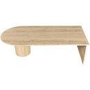  Meridian Salerno Natural Travertine Coffee Table IMAGE 7