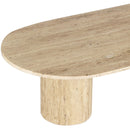  Meridian Salerno Natural Travertine Coffee Table IMAGE 9