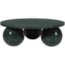  Meridian Spherical Green Forest Marble Coffee Table IMAGE 3
