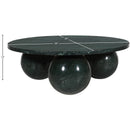  Meridian Spherical Green Forest Marble Coffee Table IMAGE 7