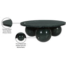  Meridian Spherical Green Forest Marble Coffee Table IMAGE 8