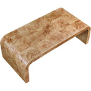  Meridian Cresthill Natural Burl Wood Coffee Table IMAGE 5