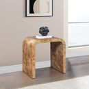  Meridian Cresthill Natural Burl Wood End / Side Table IMAGE 2
