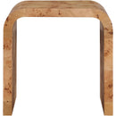  Meridian Cresthill Natural Burl Wood End / Side Table IMAGE 4