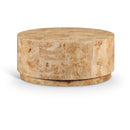  Meridian Burl Natural Wood Coffee Table IMAGE 1