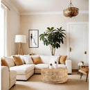  Meridian Burl Natural Wood Coffee Table IMAGE 2