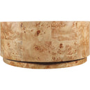  Meridian Burl Natural Wood Coffee Table IMAGE 3