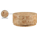  Meridian Burl Natural Wood Coffee Table IMAGE 8