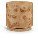  Meridian Burl Natural Wood End Table IMAGE 1