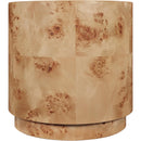  Meridian Burl Natural Wood End Table IMAGE 3