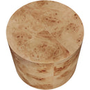  Meridian Burl Natural Wood End Table IMAGE 4