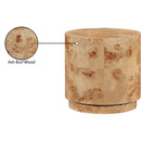  Meridian Burl Natural Wood End Table IMAGE 8