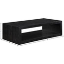  Meridian Alma Black Oak Veneer Coffee Table IMAGE 6