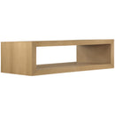  Meridian Alma Natural Oak Veneer Coffee Table IMAGE 4