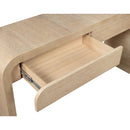 Meridian Cresthill White Oak Wood Console Table IMAGE 9