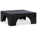  Meridian Arch Black Oak Wood Coffee Table IMAGE 1