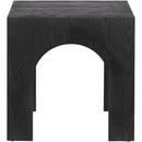  Meridian Arch Black Oak Wood End / Side Table IMAGE 3