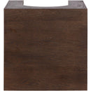  Meridian Arch Brown Oak Wood End / Side Table IMAGE 4