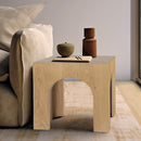  Meridian Arch Oak Oak Wood End / Side Table IMAGE 2