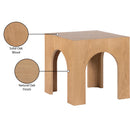 Meridian Arch Oak Oak Wood End / Side Table IMAGE 6