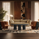  Meridian Romaine Black Iron Coffee Table IMAGE 2
