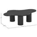  Meridian Romaine Black Iron Coffee Table IMAGE 6