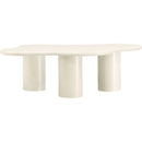  Meridian Romaine Cream Iron Coffee Table IMAGE 3
