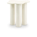  Meridian Romaine Cream Iron End / Side Table IMAGE 1