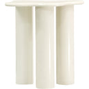  Meridian Romaine Cream Iron End / Side Table IMAGE 3