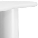  Meridian Romaine White Iron Coffee Table IMAGE 5
