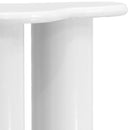  Meridian Romaine White Iron End / Side Table IMAGE 5