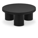  Meridian Rhodes Black Iron Coffee Table IMAGE 1