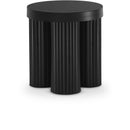  Meridian Rhodes Black Iron End / Side Table IMAGE 1
