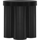  Meridian Rhodes Black Iron End / Side Table IMAGE 3