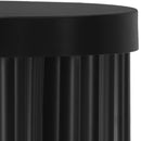  Meridian Rhodes Black Iron End / Side Table IMAGE 5