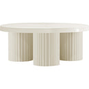  Meridian Rhodes Cream Iron Coffee Table IMAGE 3