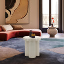  Meridian Rhodes Cream Iron End / Side Table IMAGE 2