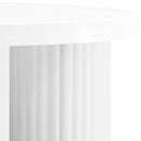  Meridian Rhodes White Iron Coffee Table IMAGE 5