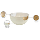  Meridian Doma Cream Glass Top And Iron Base Coffee Table IMAGE 8