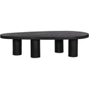  Meridian Beekman Black Oak Wood Coffee Table IMAGE 3