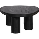  Meridian Beekman Black Oak Wood Coffee Table IMAGE 4