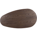 Meridian Beekman Brown Oak Wood Coffee Table IMAGE 5